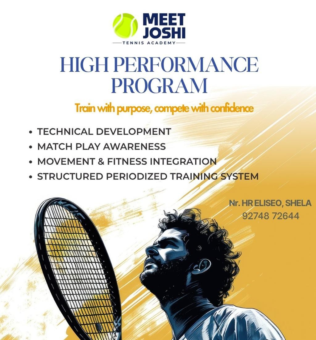 Junior players training session
